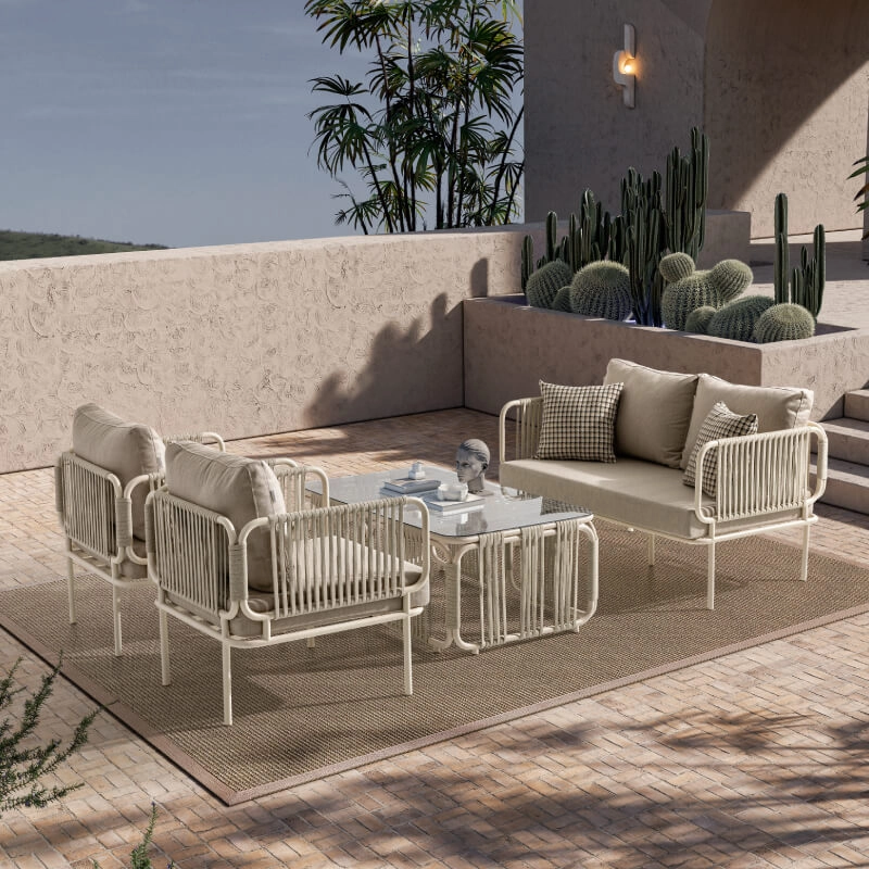 Aluminium Double Seating Group